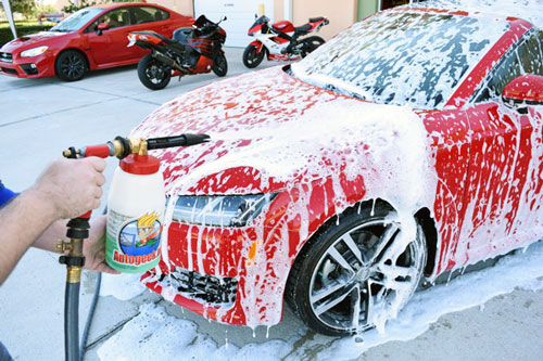 3E Pink Car Wash Snow Foam Shampoo Pressure Washer Soap Cleanser Cannon 16  Oz
